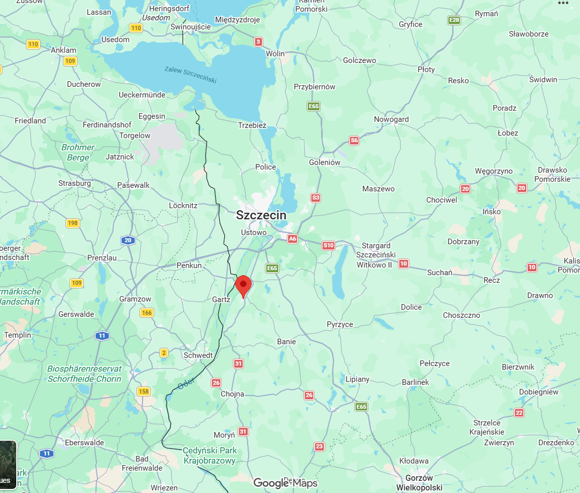 krzywy las foret tordue pologne maps krzywy las foret tordue pologne maps