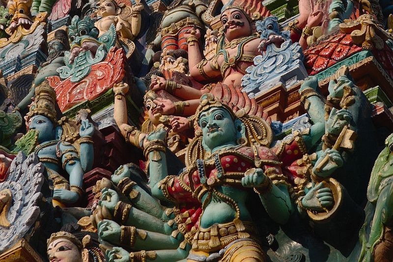 Le temple Mînâkshî de Madurai en Inde Le temple Minakshi de Madurai en Inde 9 Le-temple-Minakshi-de-Madurai-en-Inde-9