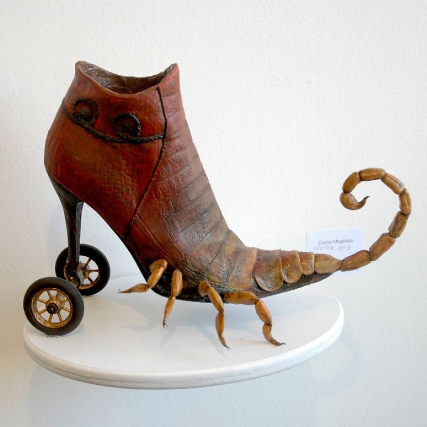 Les sculptures de chaussures surréalistes de Costa Magarakis Les sculptures de chaussures surrealistes de Costa Magarakis 2 Les-sculptures-de-chaussures-surrealistes-de-Costa-Magarakis-2