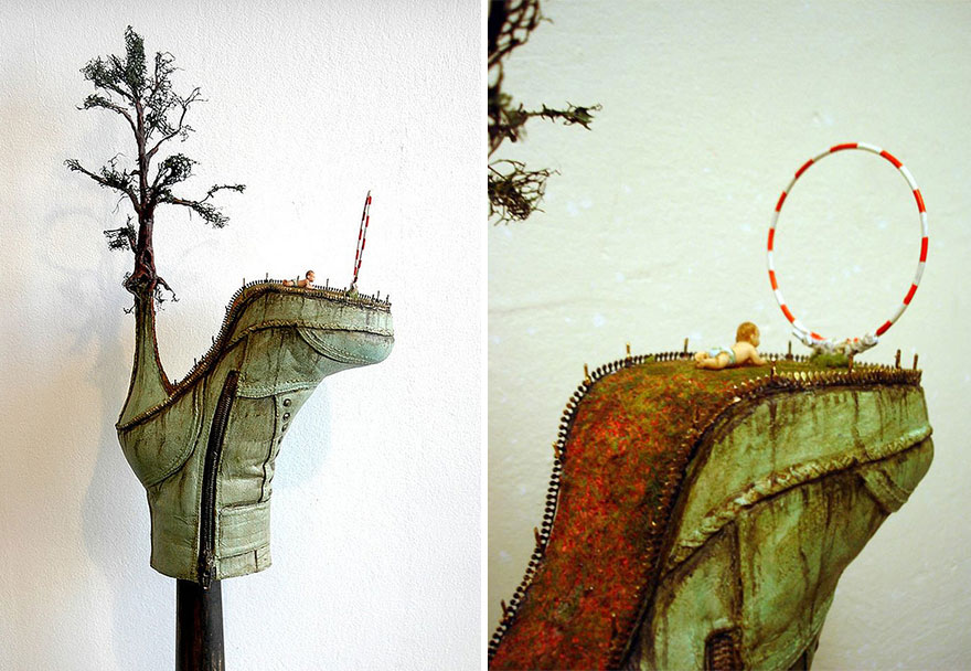 Les sculptures de chaussures surréalistes de Costa Magarakis Les sculptures de chaussures surrealistes de Costa Magarakis 4 Les-sculptures-de-chaussures-surrealistes-de-Costa-Magarakis-4
