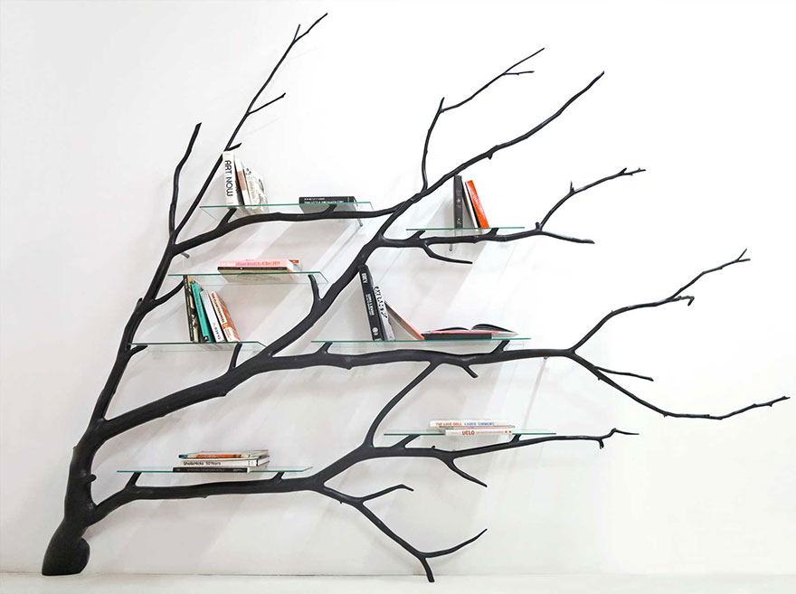 Une branche d'arbre en étagère par Sebastian Errazuriz une branche d arbre en etagere par Sebastian Errazuriz 3 une-branche-d-arbre-en-etagere-par-Sebastian-Errazuriz-3