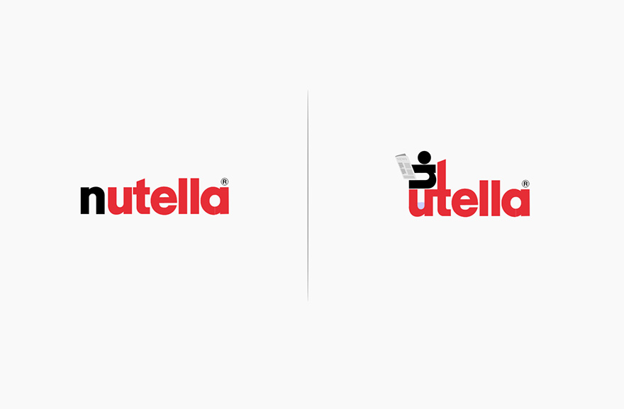 Quand des logos subissent l'effet de leurs produits par Marco Schembri Quand des logos subissent l effet de leurs produits par Marco Schembri 5 nutella Quand-des-logos-subissent-l-effet-de-leurs-produits-par-Marco-Schembri-5-nutella