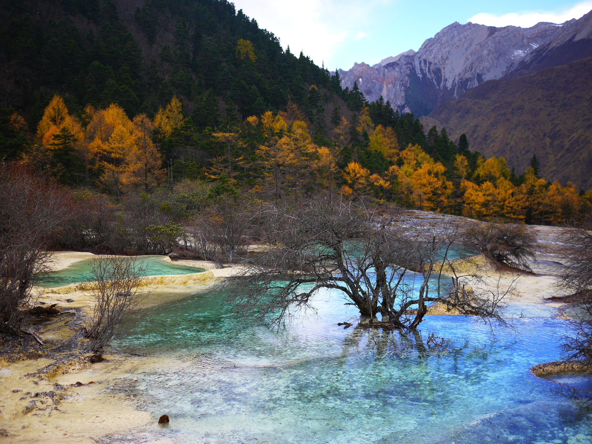 Les bassins turquoises et émeraudes de Huanglong Les bassins turquoises et emeraudes de Huanglong 9 Les-bassins-turquoises-et-emeraudes-de-Huanglong-9