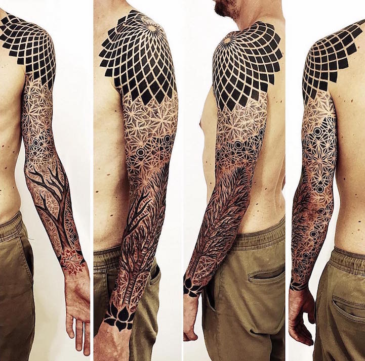 Les tatouages géométriques de Brandon Crone Les tatouages geometriques de Brandon Crone 10 Les-tatouages-geometriques-de-Brandon-Crone-10