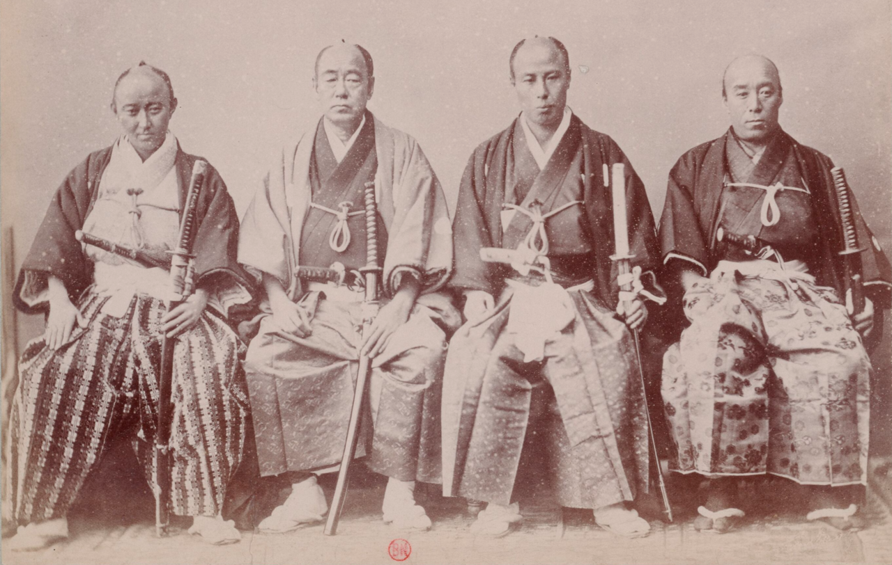 Ambassade japonaise en Europe en 1862 Membres de l’ambassade japonaise en Europe photographiés en 1862