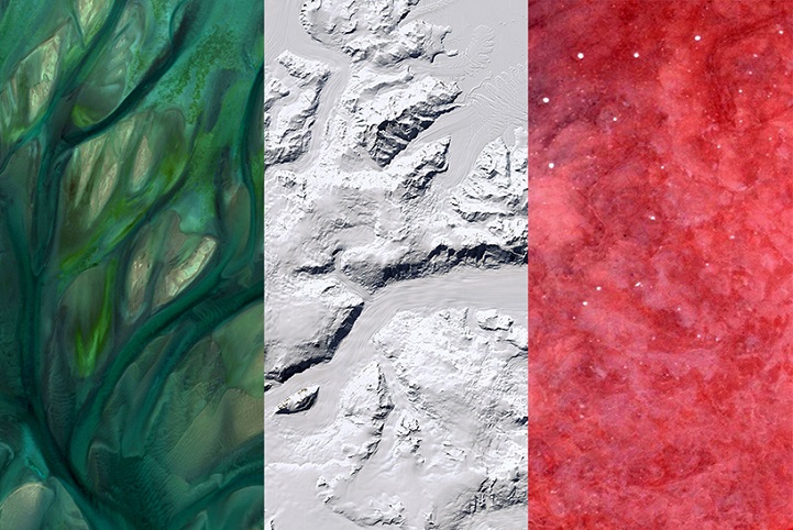 Des drapeaux avec des photos satellites par Max Serradifalco Des drapeaux avec des photos satellites par Max Serradifalco 7 Des-drapeaux-avec-des-photos-satellites-par-Max-Serradifalco-7