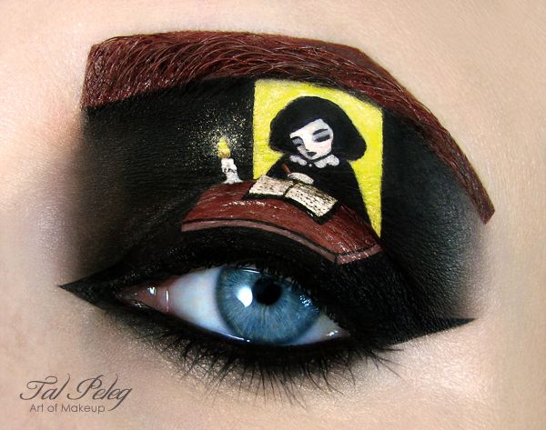 Des maquillages artistiques des yeux par Tal Peleg tal peleg maquillage artistique des yeux anne frank tal-peleg-maquillage-artistique-des-yeux-anne-frank