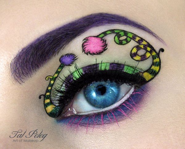 Des maquillages artistiques des yeux par Tal Peleg tal peleg maquillage artistique des yeux dr seuss tal-peleg-maquillage-artistique-des-yeux-dr-seuss