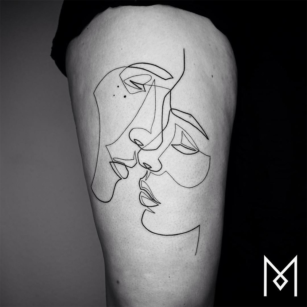 Les tatouages minimalistes linéaires de Mo Ganji De nouveaux tatouages en lignes continues par Mo Ganji 1 De-nouveaux-tatouages-en-lignes-continues-par-Mo-Ganji-1