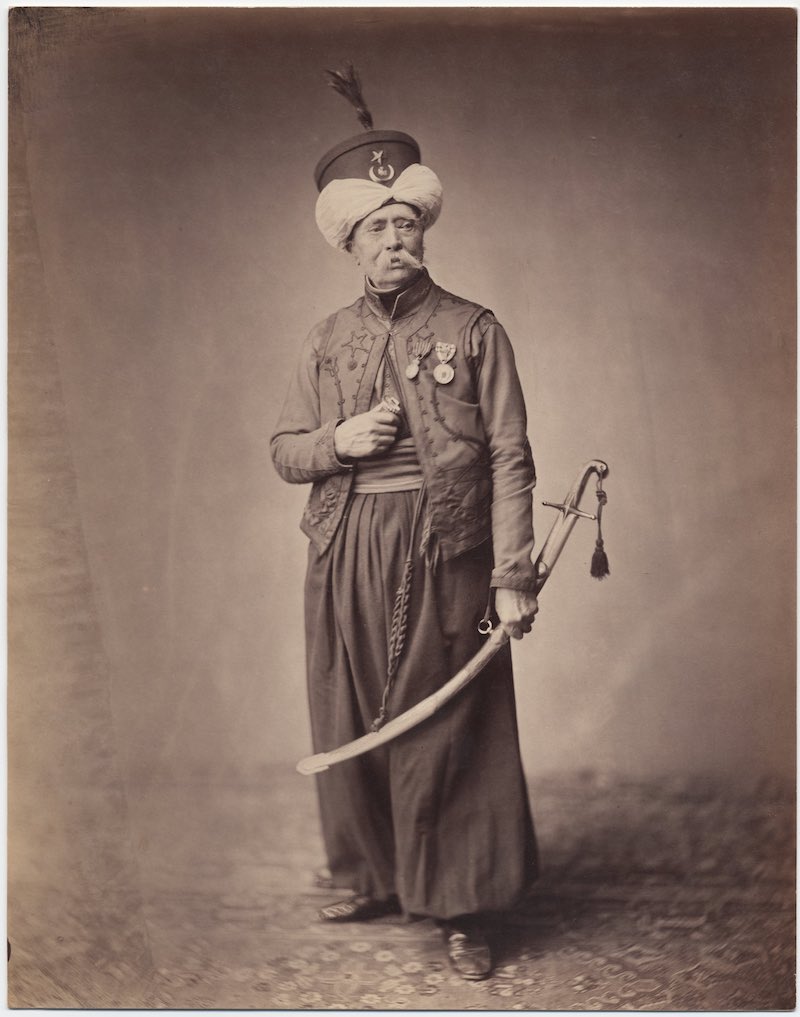 Des portraits de vétérans des guerres de Napoléon Portraits de veterans des guerres de Napoleon 4 Monsieur Ducel Mameluke de la Garde 1813-1815.