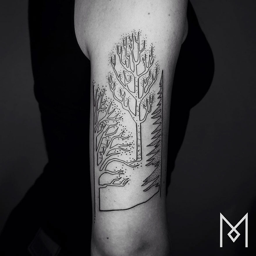 Les tatouages minimalistes linéaires de Mo Ganji de nouveaux tatouages minimalistes lineaires par Mo Ganji 8 de-nouveaux-tatouages-minimalistes-lineaires-par-Mo-Ganji-8