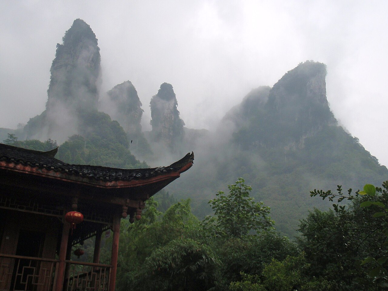 dehang hunan village chine Village de Dehang dans les montagnes du Hunan en Chine