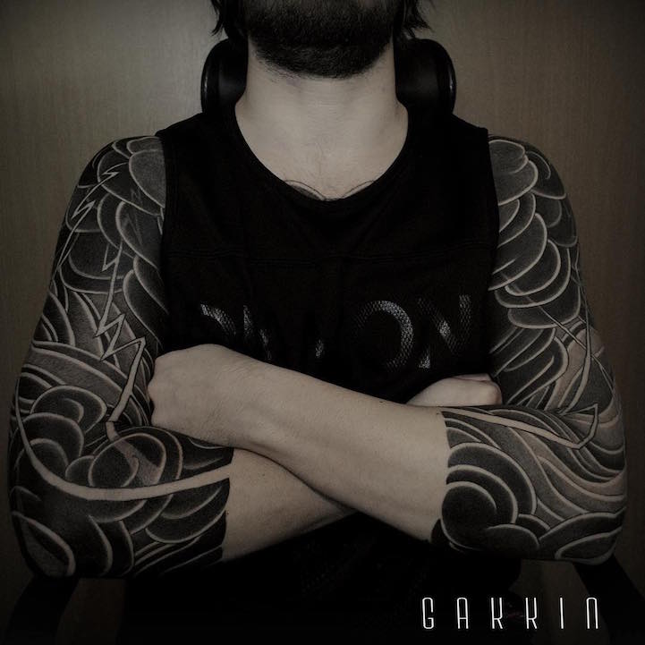 Les tatouages freehand de thèmes traditionnels japonais de Gakkin quelques tatouages freehand de themes traditionnels japonais par Gakkin 11 quelques-tatouages-freehand-de-themes-traditionnels-japonais-par-Gakkin-11