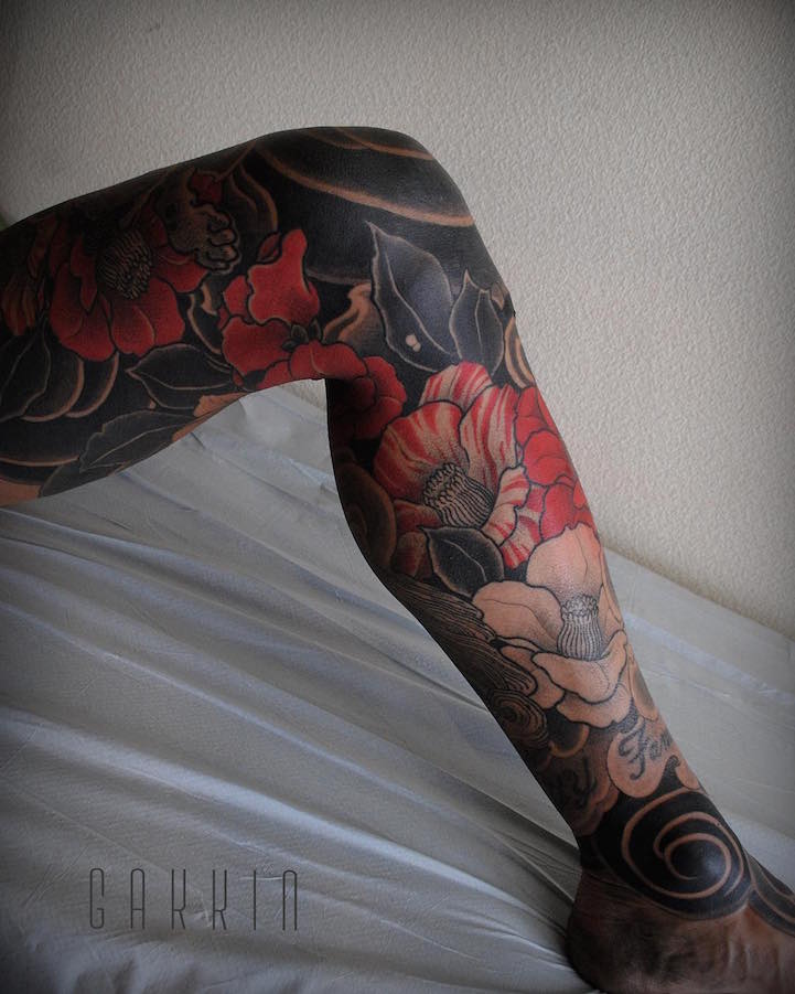 Les tatouages freehand de thèmes traditionnels japonais de Gakkin quelques tatouages freehand de themes traditionnels japonais par Gakkin 15 quelques-tatouages-freehand-de-themes-traditionnels-japonais-par-Gakkin-15