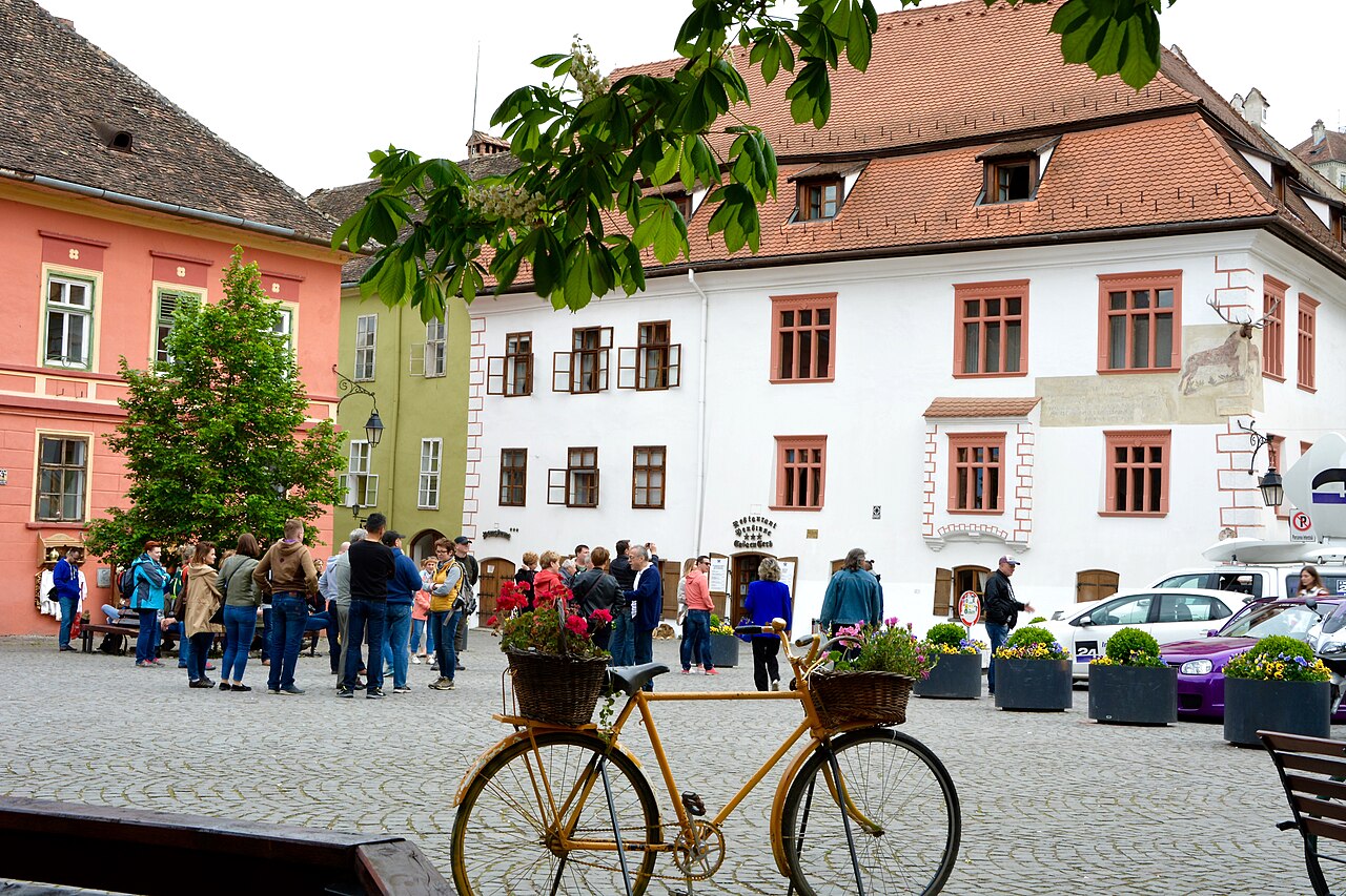 sighisoara citadelle medievale roumanie Vieille ville colorée de Sighișoara en Roumanie