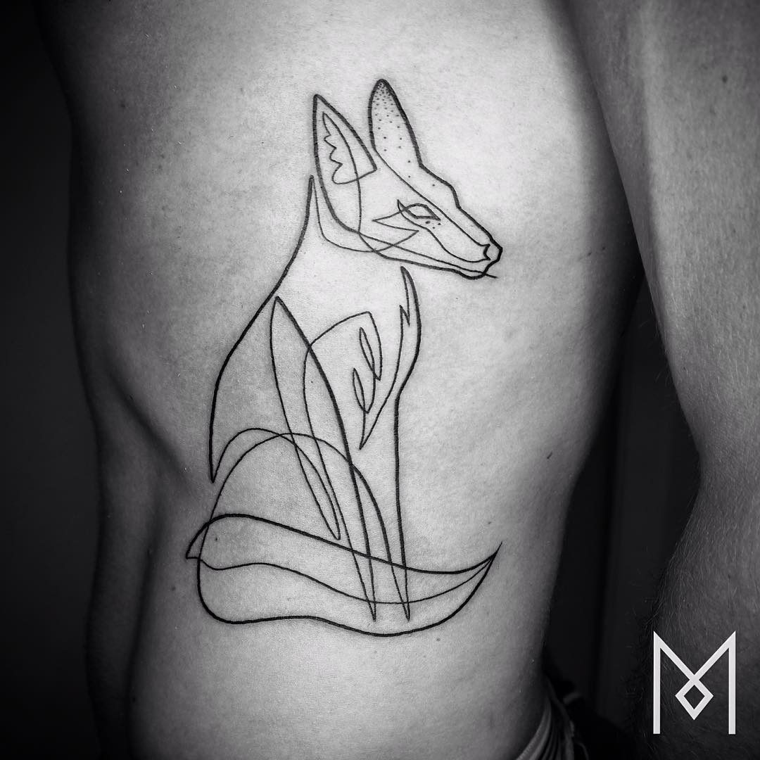 Les tatouages minimalistes linéaires de Mo Ganji tatouages en lignes continues de Mo Ganji 15 tatouages-en-lignes-continues-de-Mo-Ganji-15