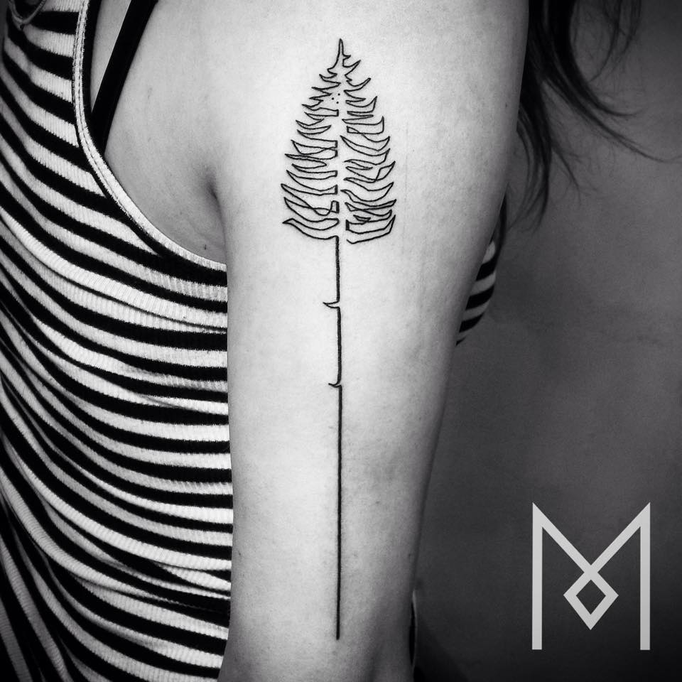 Les tatouages minimalistes linéaires de Mo Ganji tatouages en lignes continues de Mo Ganji 2 tatouages-en-lignes-continues-de-Mo-Ganji-2
