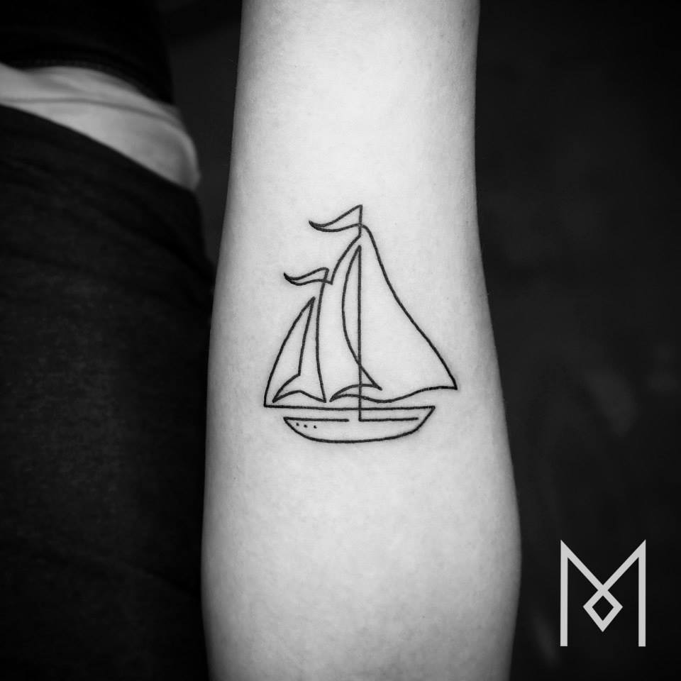 Les tatouages minimalistes linéaires de Mo Ganji tatouages en lignes continues de Mo Ganji 8 tatouages-en-lignes-continues-de-Mo-Ganji-8