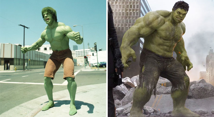 15 super héros avant et maintenant 15 super heros avant et maintenant hulk 1978 2012 15-super-heros-avant-et-maintenant-hulk-1978-2012