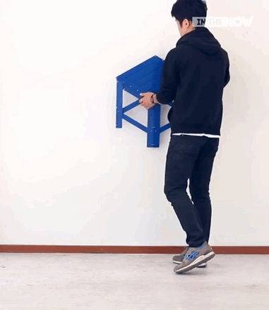 Des meubles 2D pour petits espaces Des meubles 2D pour petits espaces par Jongha Choi 4 Des-meubles-2D-pour-petits-espaces-par-Jongha-Choi-4