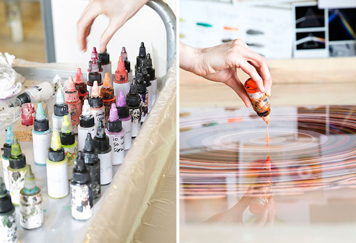 Les planchers de bois de couleur marbrés de Penille Snedker Hansen Les planchers de bois de couleur marbres de Penille Snedker Hansen 3 Les-planchers-de-bois-de-couleur-marbres-de-Penille-Snedker-Hansen-3