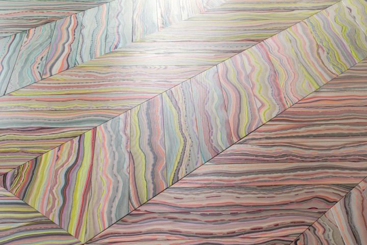 Les planchers de bois de couleur marbrés de Penille Snedker Hansen Les planchers de bois de couleur marbres de Penille Snedker Hansen 8 Les-planchers-de-bois-de-couleur-marbres-de-Penille-Snedker-Hansen-8