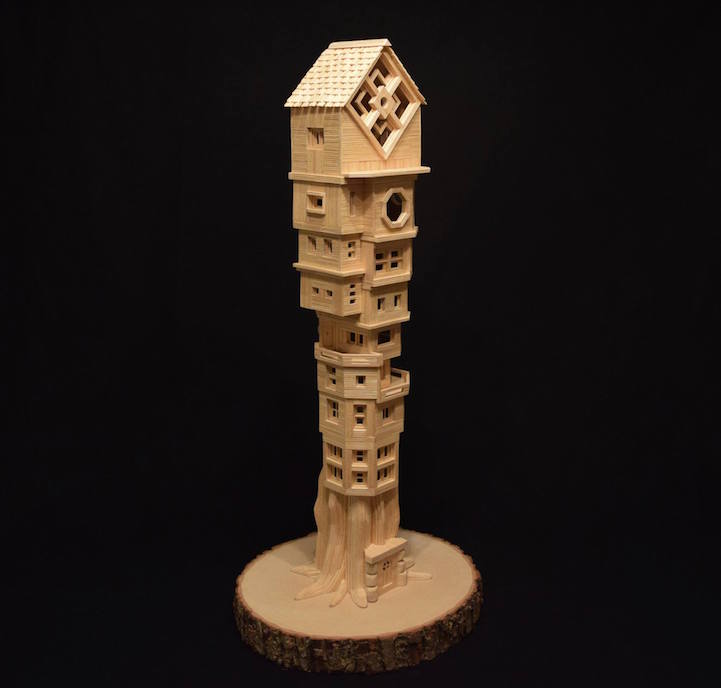 Les sculptures en cure-dents de Bob Morehead Les sculptures en cure dents de Bob Morehead 11 Les-sculptures-en-cure-dents-de-Bob-Morehead-11