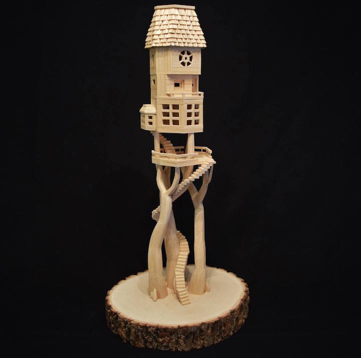 Les sculptures en cure-dents de Bob Morehead Les sculptures en cure dents de Bob Morehead 9 Les-sculptures-en-cure-dents-de-Bob-Morehead-9