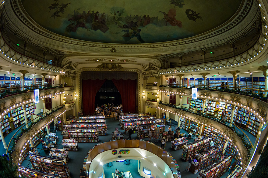 El Ateneo Grand Splendid, la reconversion d'un théâtre de 100 ans en librairie splendide La reconversion d un theatre de 100 ans en librairie splendide 2 La-reconversion-d-un-theatre-de-100-ans-en-librairie-splendide-2