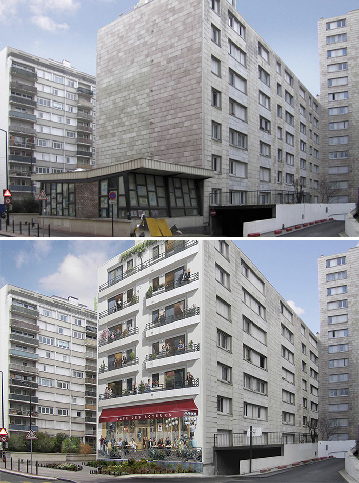 Les fresques sur bâtiments de Patrick Commecy Les fresques sur batiments de Patrick Commecy 6 1 Les-fresques-sur-batiments-de-Patrick-Commecy-6