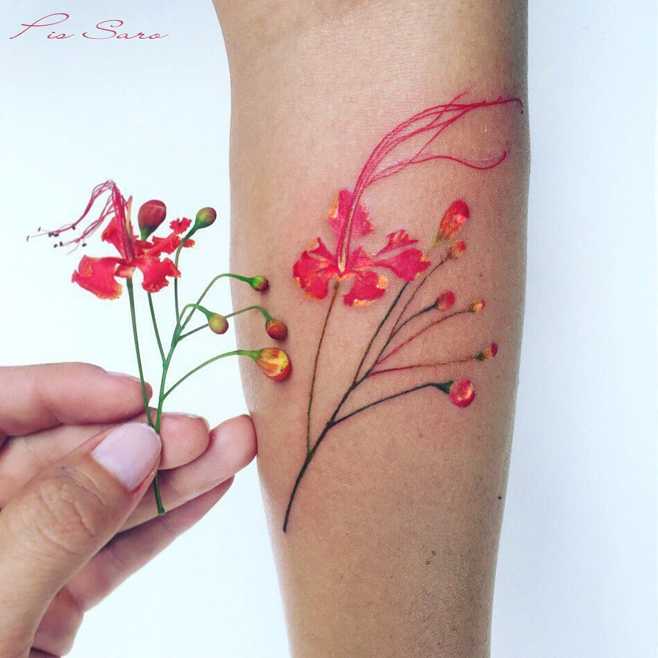 Les délicats tatouages de fleurs de Pis Saro de nouveaux tatouages floraux par Pis Saro fleur plante 6 de-nouveaux-tatouages-floraux-par-Pis-Saro-fleur-plante-6