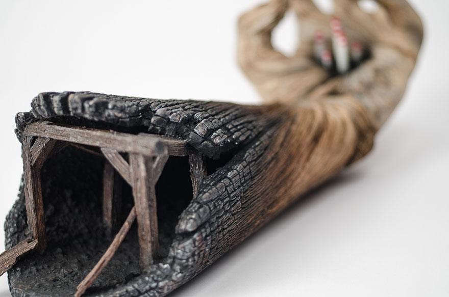 Les sculptures de céramique en imitation bois de Christopher David White Les sculptures de ceramique en imitation bois de Christopher David White 13 Les-sculptures-de-ceramique-en-imitation-bois-de-Christopher-David-White-13