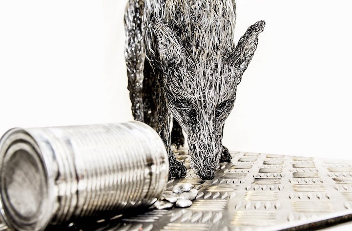 Les sculptures d'animaux en fil de fer de Candice Bees Les sculptures d animaux en fil de fer de Candice Bees 6 Les-sculptures-d-animaux-en-fil-de-fer-de-Candice-Bees-6