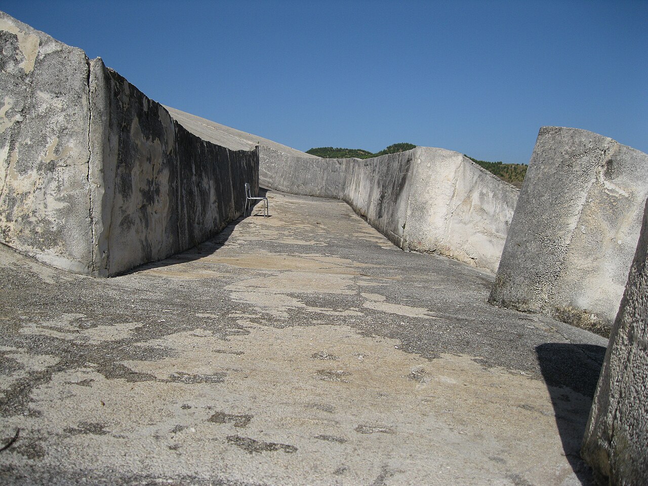 cretto di burri gibellina blocs beton Blocs de béton du Cretto di Burri à Gibellina en Sicile