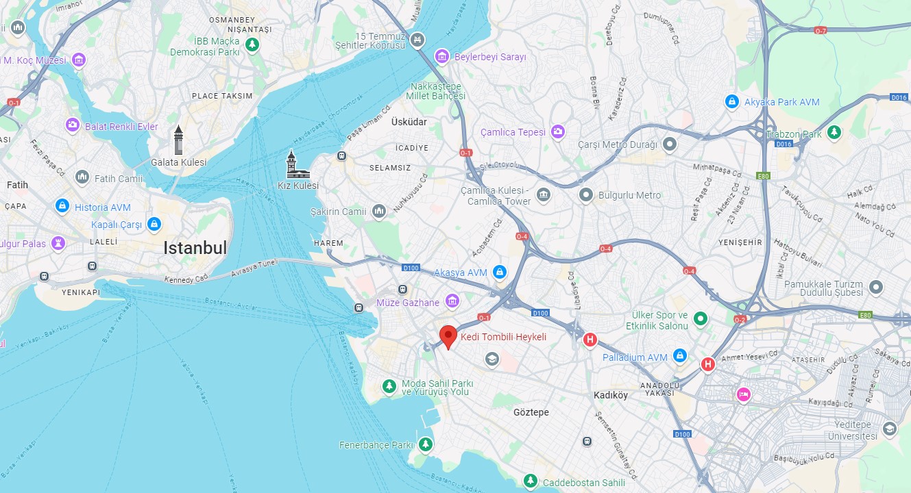 La statue d'un chat dans une posture célèbre à Istanbul La statue d un chat dans une posture celebre Istanbul turquie tombili maps La-statue-d-un-chat-dans-une-posture-celebre-Istanbul-turquie-tombili-maps