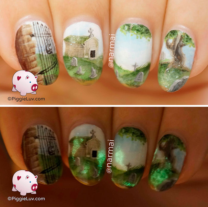 Nail Art - des décorations d'ongles pour Halloween par PiggieLuv Nail Art des décorations d ongles pour Halloween par PiggieLuv 11 nail-art-des-decorations-d-ongles-pour-halloween-par-piggieluv-11