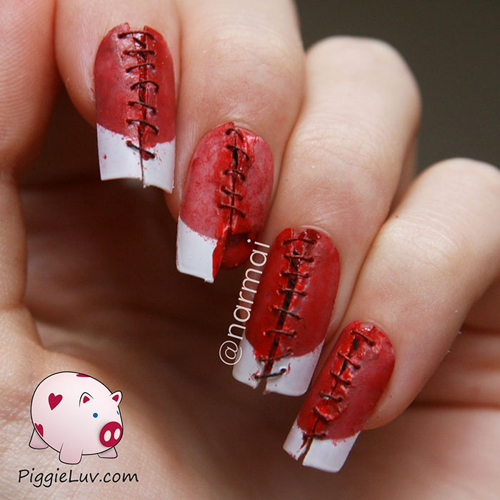 Nail Art - des décorations d'ongles pour Halloween par PiggieLuv Nail Art des décorations d ongles pour Halloween par PiggieLuv 4 nail-art-des-decorations-d-ongles-pour-halloween-par-piggieluv-4
