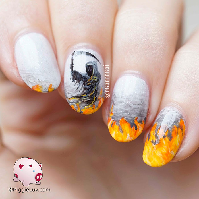 Nail Art - des décorations d'ongles pour Halloween par PiggieLuv Nail Art des décorations d ongles pour Halloween par PiggieLuv 7 nail-art-des-decorations-d-ongles-pour-halloween-par-piggieluv-7
