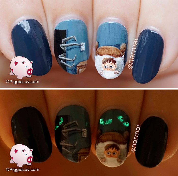 Nail Art - des décorations d'ongles pour Halloween par PiggieLuv Nail Art des décorations d ongles pour Halloween par PiggieLuv 8 nail-art-des-decorations-d-ongles-pour-halloween-par-piggieluv-8