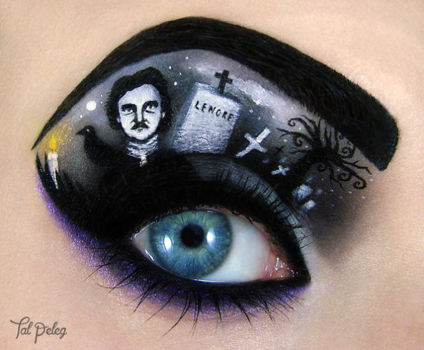 Des maquillages de paupières pour Halloween par Tal Peleg maquillages de paupieres pour Halloween par Tal Peleg 11 edgar allan poe maquillages-de-paupieres-pour-halloween-par-tal-peleg-11-edgar-allan-poe