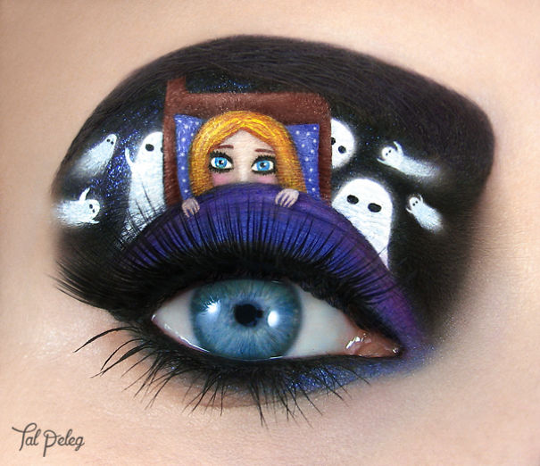 Des maquillages de paupières pour Halloween par Tal Peleg maquillages de paupieres pour Halloween par Tal Peleg 13 peur fantome maquillages-de-paupieres-pour-halloween-par-tal-peleg-13-peur-fantome