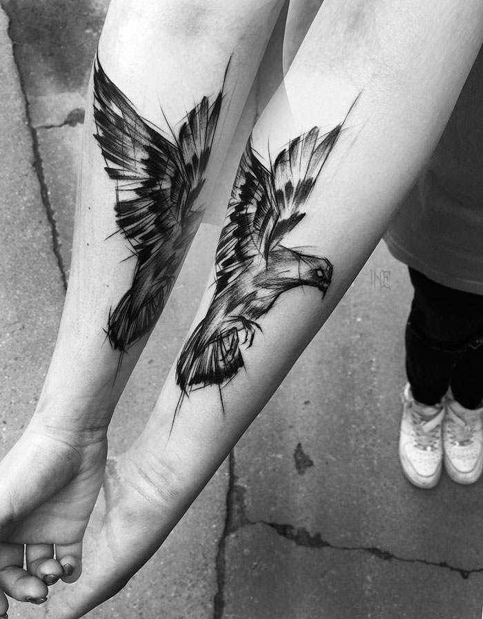 Les superbes tatouages en forme d'esquisse de Inez Janiak tatouages en forme d esquisse par Inez Janiak 33 tatouages-en-forme-d-esquisse-par-inez-janiak-33