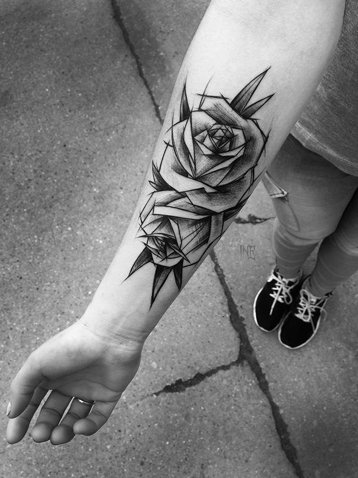 Les superbes tatouages en forme d'esquisse de Inez Janiak tatouages en forme d esquisse par Inez Janiak 47 tatouages-en-forme-d-esquisse-par-inez-janiak-47