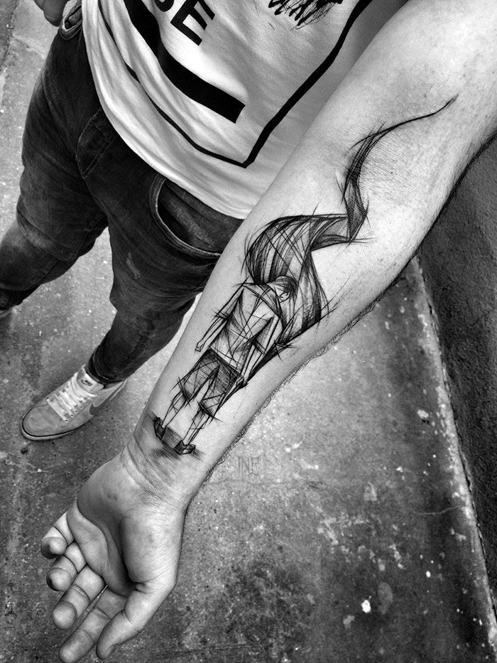 Les superbes tatouages en forme d'esquisse de Inez Janiak tatouages en forme d esquisse par Inez Janiak 53 tatouages-en-forme-d-esquisse-par-inez-janiak-53
