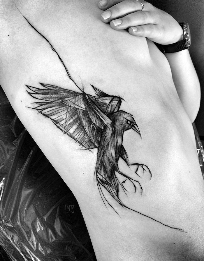 Les superbes tatouages en forme d'esquisse de Inez Janiak tatouages en forme d esquisse par Inez Janiak 54 tatouages-en-forme-d-esquisse-par-inez-janiak-54