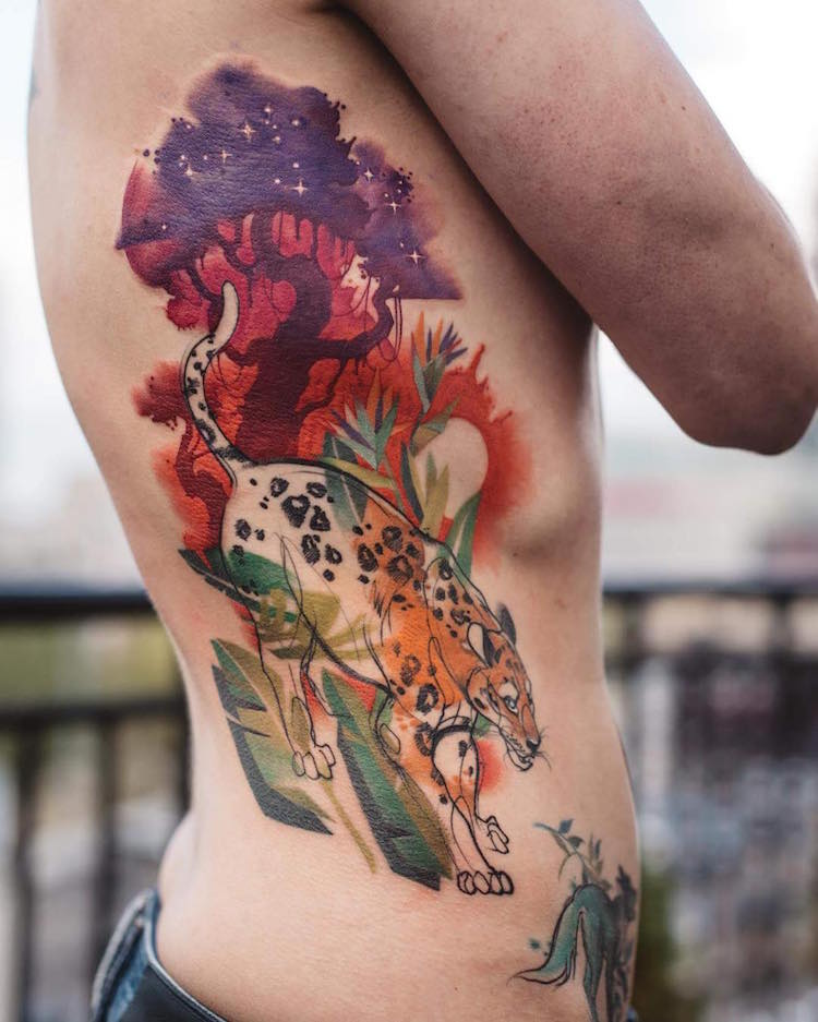 Les tatouages d'animaux aquarelles de Aga Yadou Les tatouages d animaux aquarelles de Aga Yadou 13 les-tatouages-d-animaux-aquarelles-de-aga-yadou-13