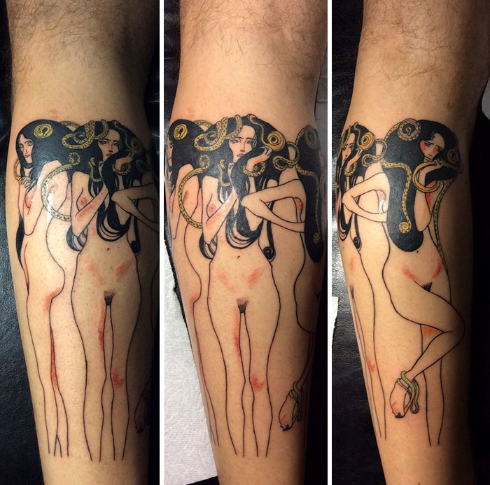 20 tatouages Gustav Klimt 10 tatouages Gustav Klimt l erotisme du siecle dernier sur la peau 14 10-tatouages-gustav-klimt-l-erotisme-du-siecle-dernier-sur-la-peau-14