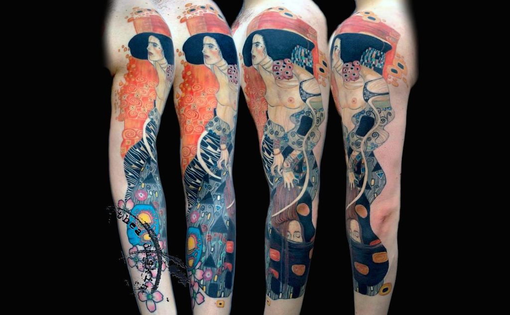 20 tatouages Gustav Klimt 10 tatouages Gustav Klimt l erotisme du siecle dernier sur la peau 5 judith ii 10-tatouages-gustav-klimt-l-erotisme-du-siecle-dernier-sur-la-peau-5-judith-ii