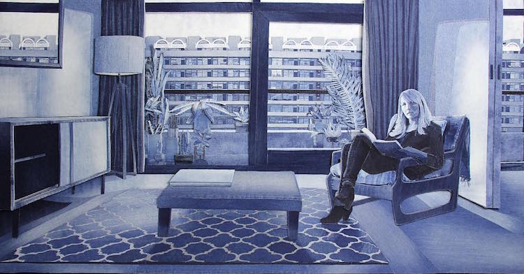 Les tableaux avec des bouts de jeans de Ian Berry Les tableaux avec des bouts de jeans de Ian Berry 7 les-tableaux-avec-des-bouts-de-jeans-de-ian-berry-7