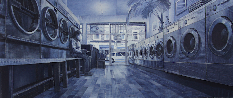 Les tableaux avec des bouts de jeans de Ian Berry Les tableaux avec des bouts de jeans de Ian Berry 8 les-tableaux-avec-des-bouts-de-jeans-de-ian-berry-8